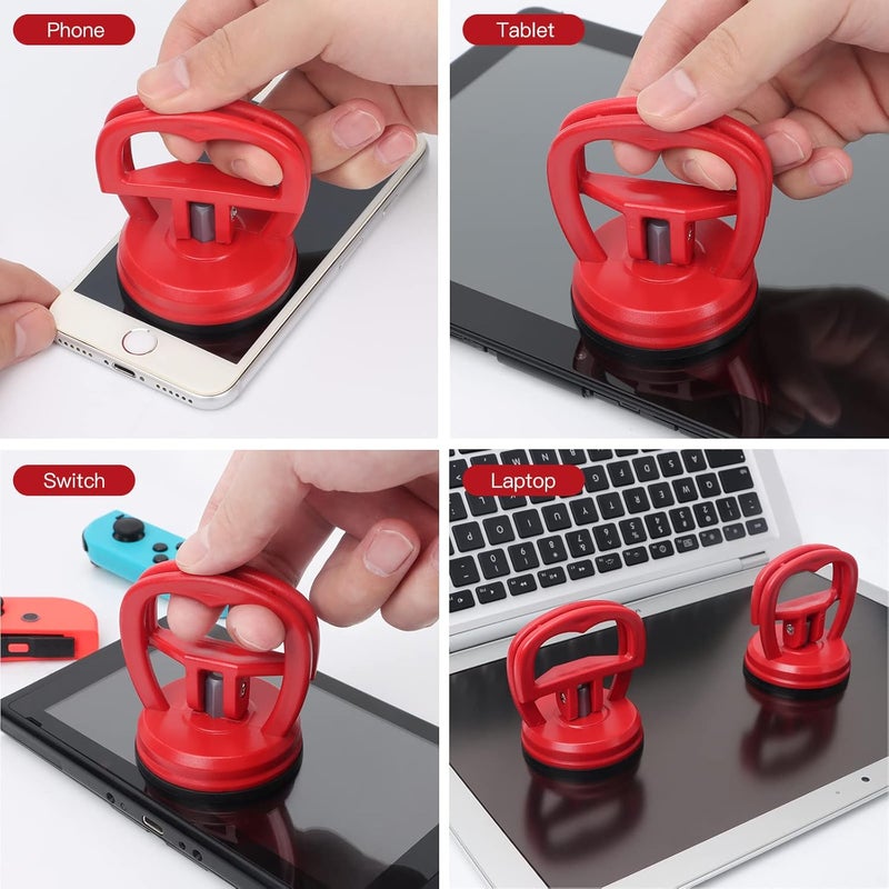 STREBITO Suction Cups Heavy-Duty 2 Pieces Screen Suction Cups Tool for iMac, iPhone, MacBook, iPad, TV, Phone, Laptop, Computer, Tablet, LCD Screen Remover, Small Dent Puller - Image 5